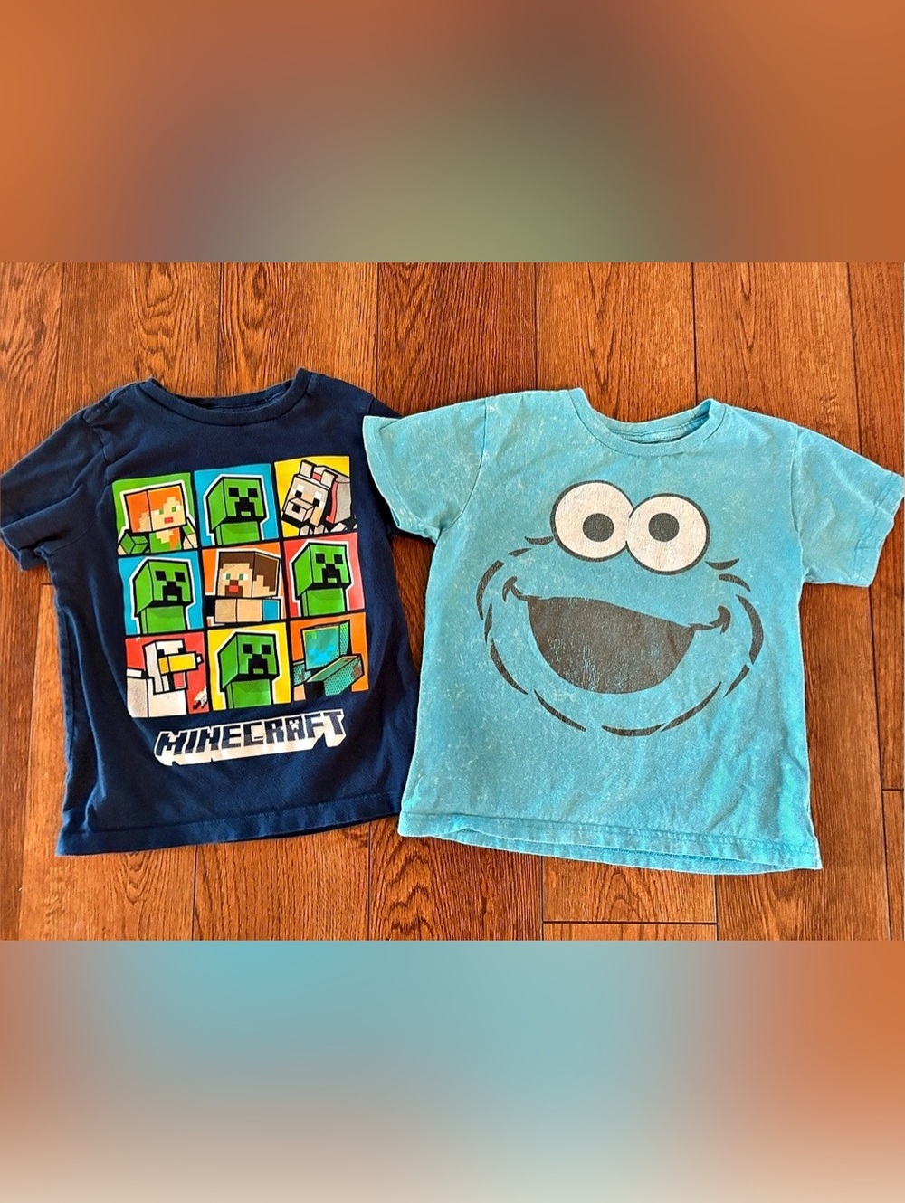Roblox/ Cookie Monster Kids Graphic Tee Bundle in Blue & Turquoise